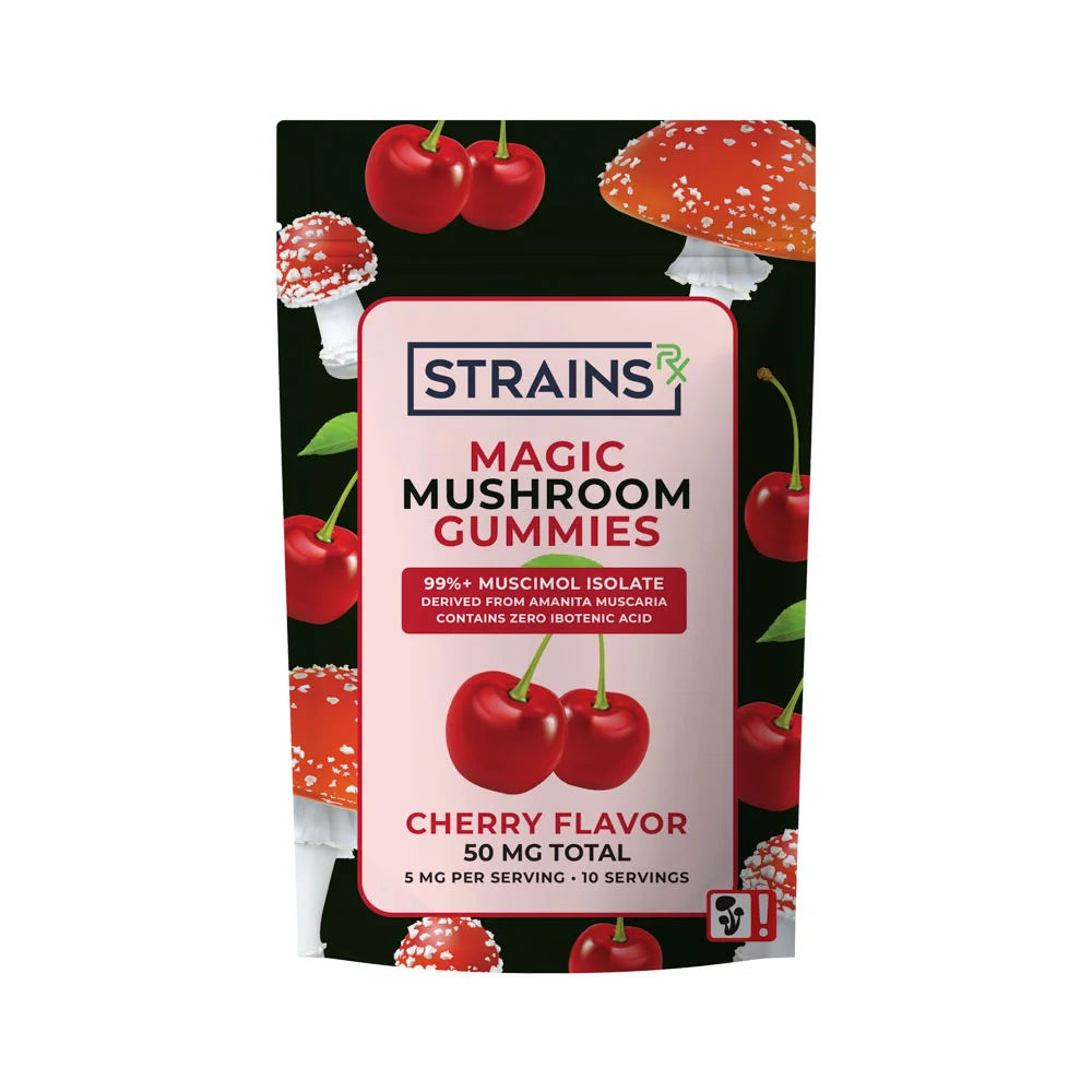 STRAINS RX Magic Mushroom Gummies Cherry