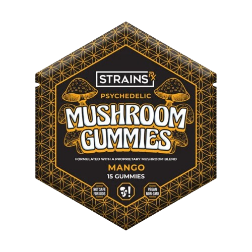 STRAINS RX Mushroom Gummies Mango